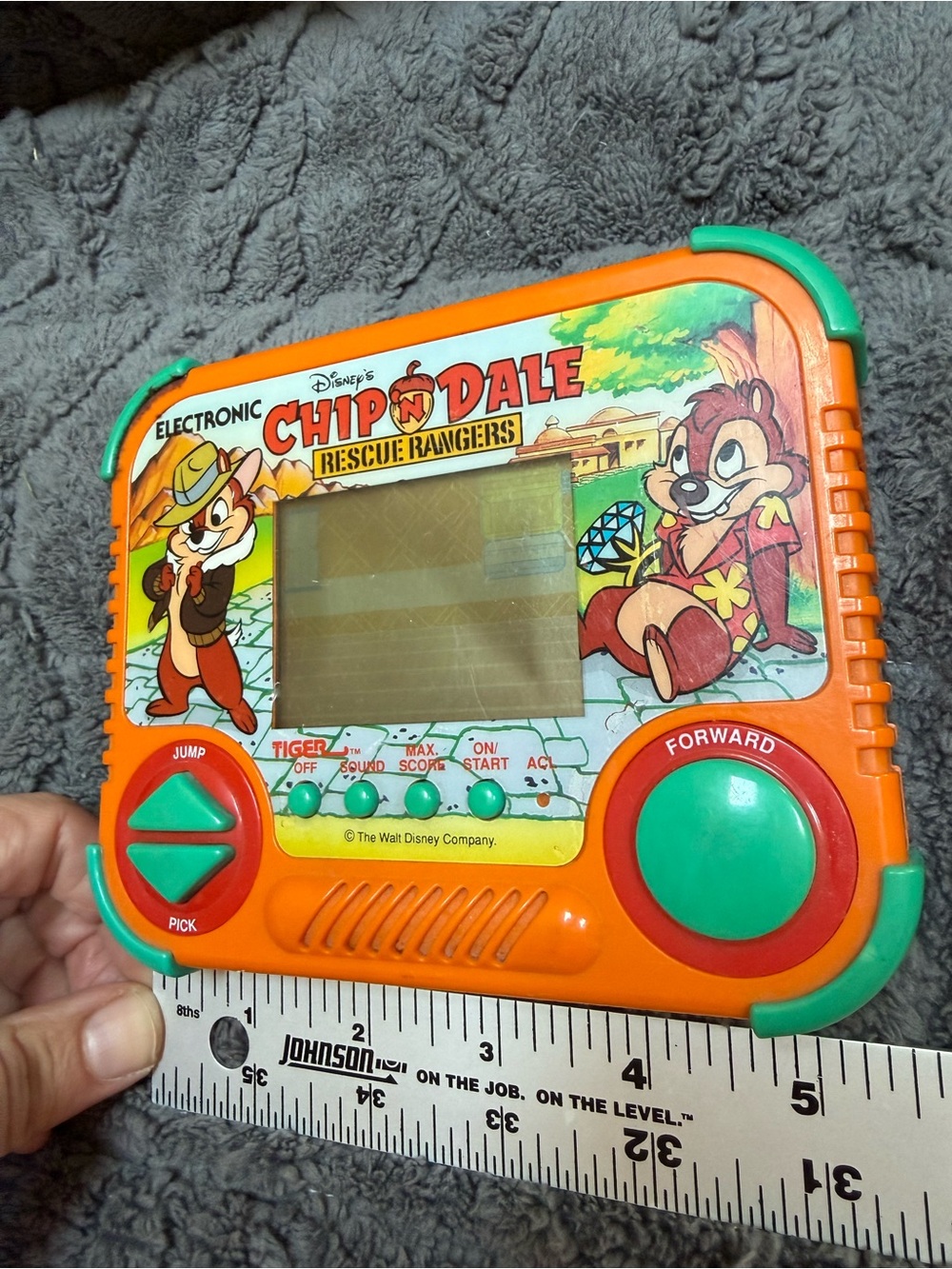Vintage 1990 Tiger Electronics Chip 'n Dale Rescue Rangers Handheld Game(tested)